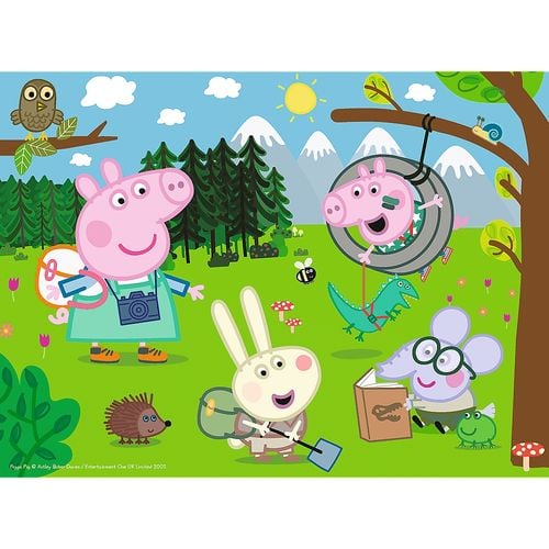 puzzle 30 leśna wyprawa peppa pig 18245 na Arena.pl