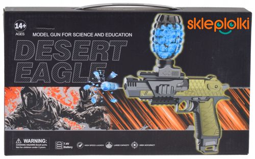 PISTOLET ELEKTRYCZNY AUTOMAT MASZYNOWY NA KULKI ŻEL GLOCK ZESTAW AKCESORIA na Arena.pl