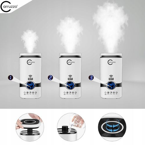 Nawilżacz powietrza SMART HOME WIFI automatyczny AROMATERAPIA OLEJKI PILOT na Arena.pl