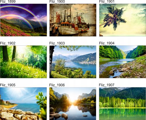 FOTOTAPETA WIDOK KWITNĄCE DRZEWA ULICA MGŁA na Arena.pl