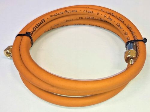 Wąż do gazu propan-butan Fagumit 10m 10bar Ø6,3mm ze złączkami 3/8" - 3/8" na Arena.pl