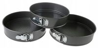 Forma BLACHA TORTOWNICE Do Pieczenia Ciast Tortu Tortownica x3 24-28cm 3094