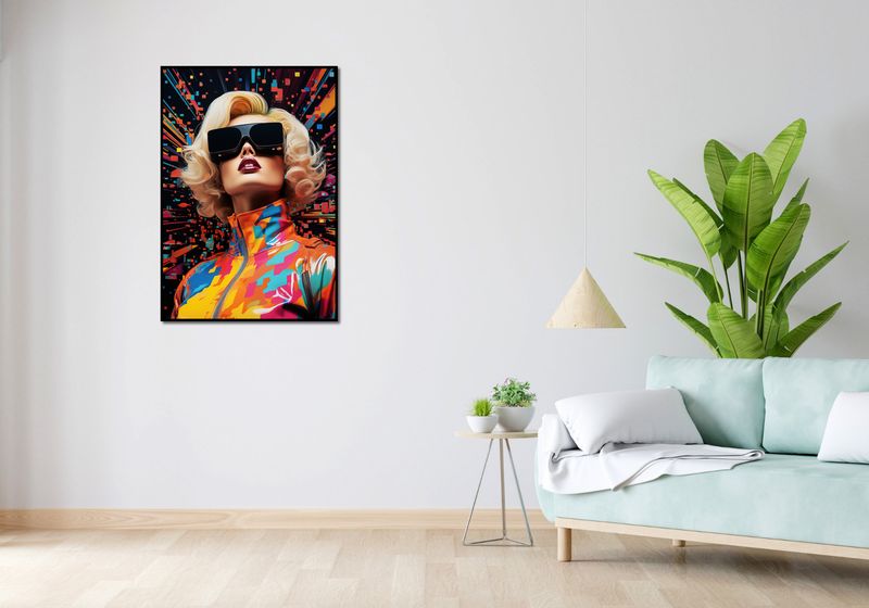 Plakat 68x98cm Retro Futuryzm zdjęcie 4