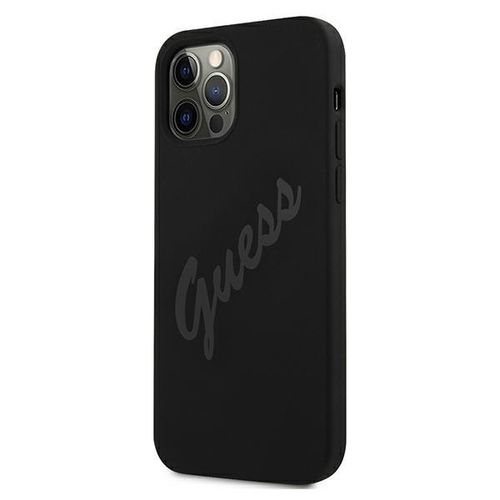 Guess GUHCP12LLSVSBK iPhone 12 Pro Max 6,7" czarny/black hardcase Script na Arena.pl