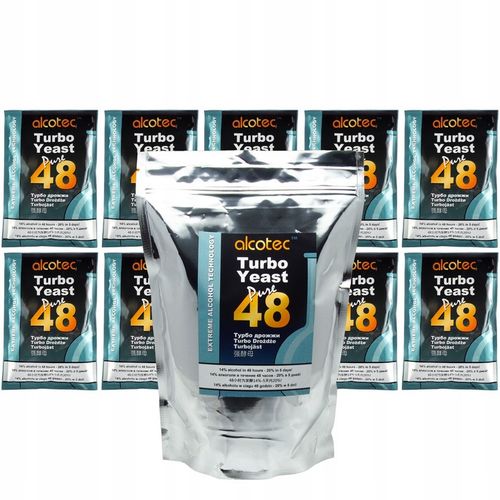 Drożdże Gorzelnicze Alcotec 48 Pure Turbo - 1.35kg na Arena.pl
