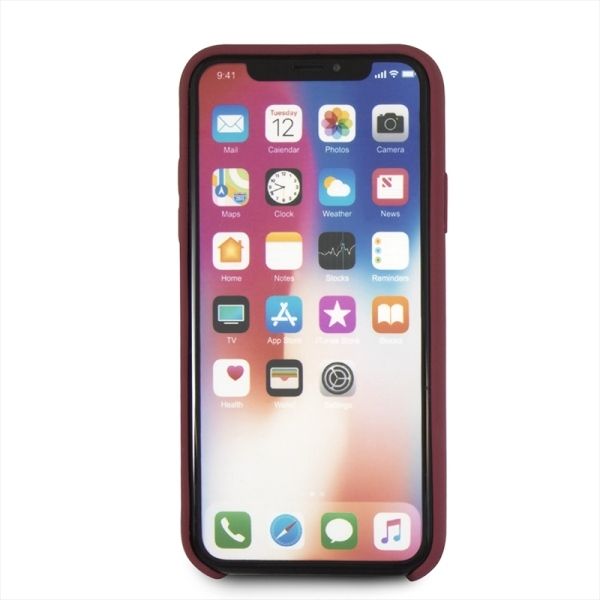 Etui Mercedes do iPhone XS, iPhone X, Czerwony zdjęcie 4