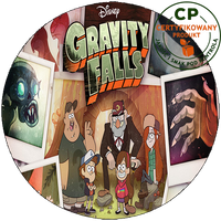 Opłatek na tort Wodogrzmoty Małe/Gravity Falls