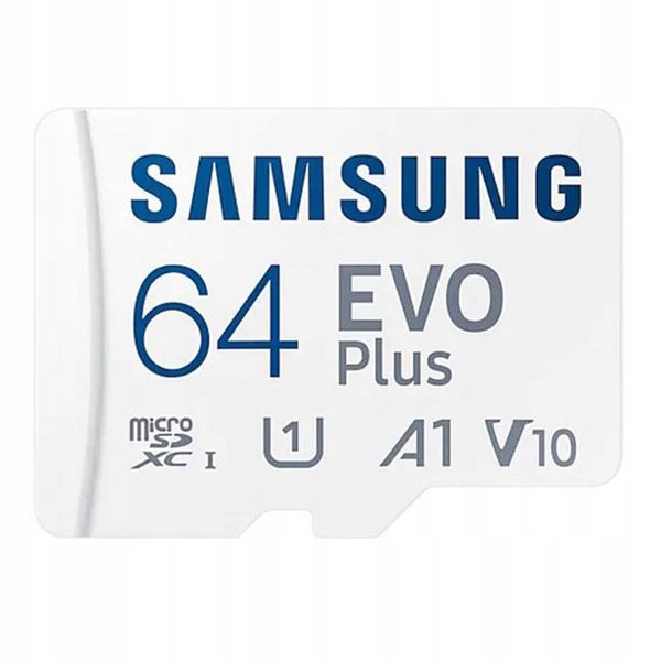 KARTA PAMIĘCI MicroSDXC 64 GB SAMSUNG EVO Plus zdjęcie 1