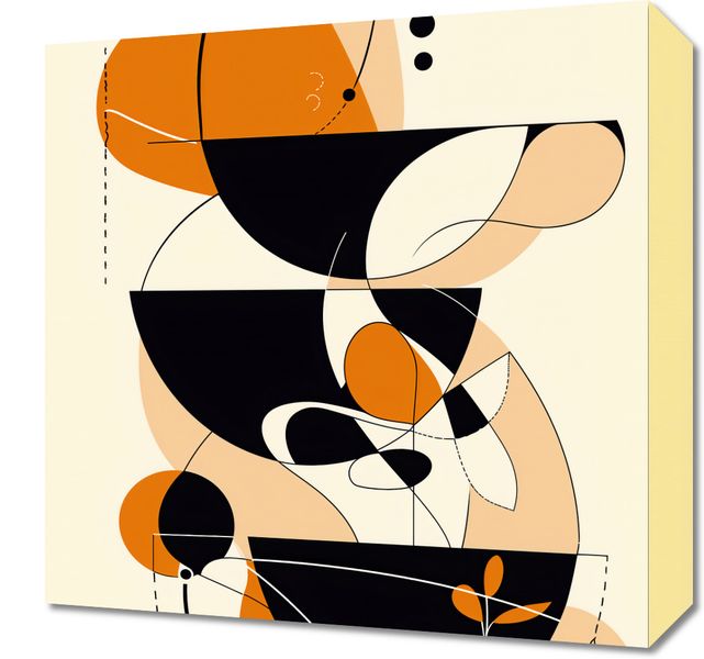 Obraz 40x40cm Taneczne Kręgi zdjęcie 1