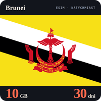 Karta eSIM Internet Brunei 10 GB na 30 dni - bez rejestracji
