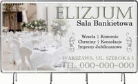 BANER REKLAMOWY 200x100 cm projekt w cenie SALA BANKIETOWA TWOJA NAZWA