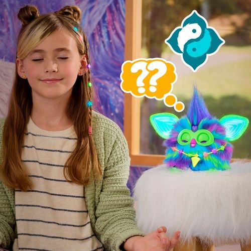 Hasbro FURBY Galaxy Interaktywna Maskotka Zorza świeci w ciemności PL F8901 na Arena.pl