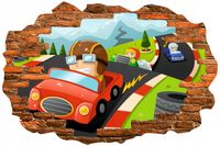 Naklejka samoprzylepna efekt 3D dla dzieci bajkowe