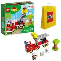 KLOCKI LEGO DUPLO 10969 WÓZ STRAŻACKI STRAŻ POŻARNA ZESTAW DLA DZIECI +TORB