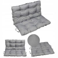 PODUSZKA NA HUŚTAWKĘ ogrodową ŁAWKĘ oparcie poduszka DO SIEDZENIA 120x60x50