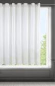 Firana gotowa na przelotkach LUCY 400x150 Eurofirany biała