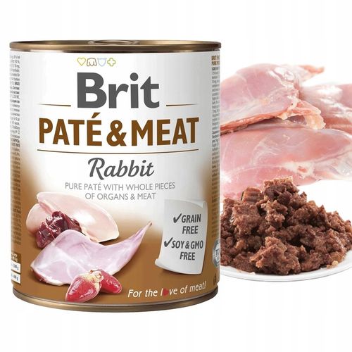 BRIT PATE & MEAT Karma mokra dla psa MIX Smaków 12 x 800g bezzbożowa ADULT na Arena.pl