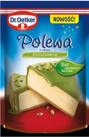 DR OETKER POLEWA PISTACJOWA 100G DO TORTÓW I CIAST