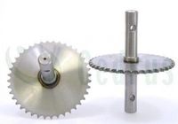 Koło zębate z ośką Pubert Primo;Primo-Pneumatic CZĘŚĆ ORYGINALNA 0306050010