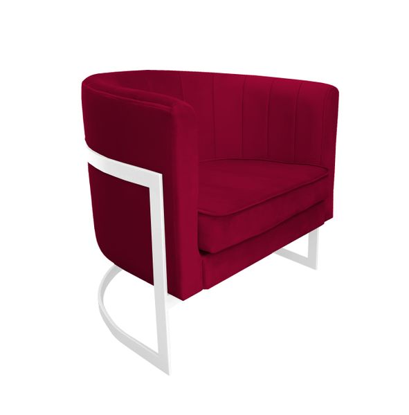 Fotel Glamour podstawa biała MG31 zdjęcie 1