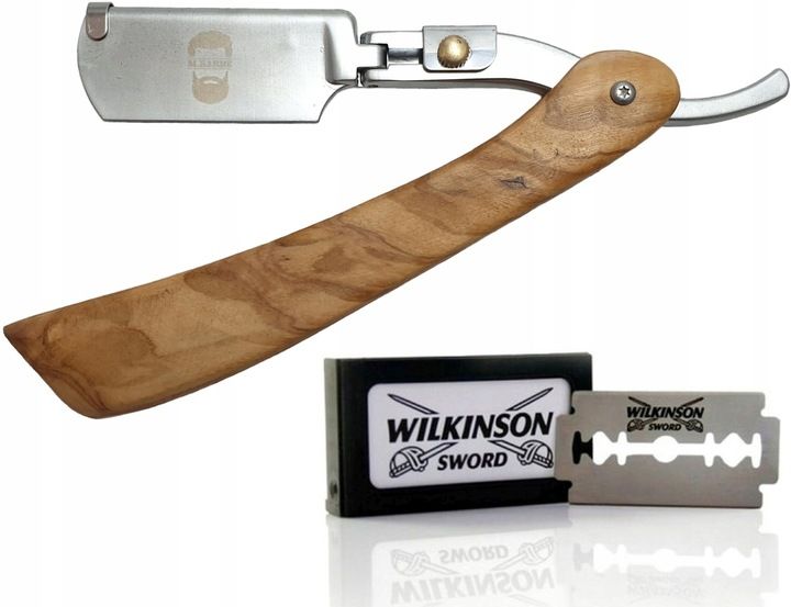 Brzytwa do Golenia M.BARBE + Żyletki Wilkinson zdjęcie 1