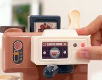 ZABAWKOWY EKSPRES DO KAWY NA WODĘ DLA DZIECI CUKIERNIA KAWIARNIA DŹWIĘK