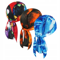 3xDurag chusta bandana na głowę ODDYCHAJĄCA Bandama męska