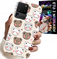 ETUI DO SAMSUNG GALAXY S20 Ultra - MIŚ MISIE WZORY DLA NAJMŁODSZYCH + FOLIA