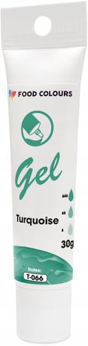 BARWNIK SPOŻYWCZY W ŻELU T-066 Turquoise Turkusowy 30g na Arena.pl