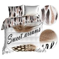 Pościel 3D bawełna satyna 160x200cm SWEET DREAMS