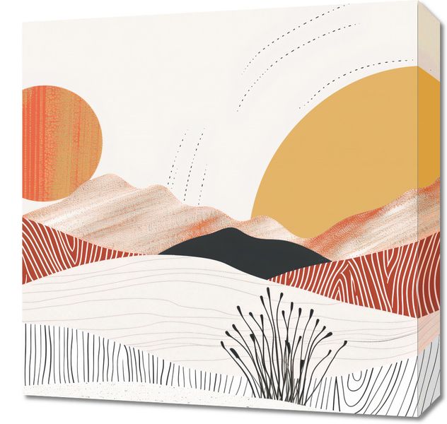 Obraz 50x50cm Roztańczone Słońce zdjęcie 1