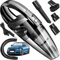 ODKURZACZ SAMOCHODOWY BEZPRZEWODOWY RĘCZNY AKUMULATOROWY MOCNY + KOŃCÓWKI