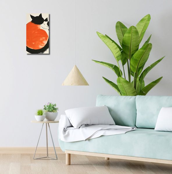 Obraz 20x40cm Yin i Yang Kotów zdjęcie 2