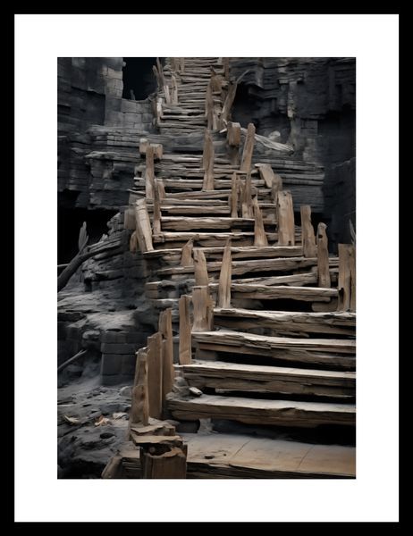 Plakat 21x29,7cm Schody do Nieznanego zdjęcie 3