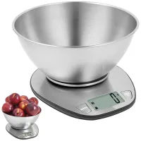 Elektroniczna waga kuchenna z misą metalową 5kg/1g Verk Group model 262209246