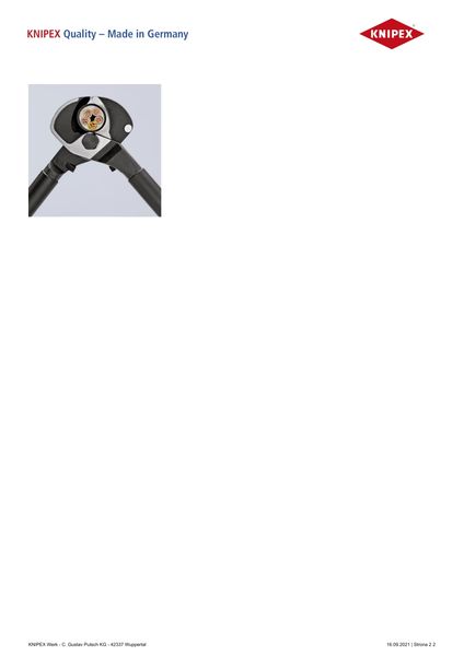 NOŻYCE DO KABLI 500MM - KN 95 12 500 zdjęcie 4