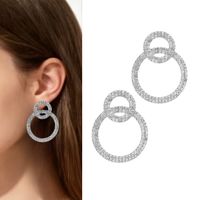 KOLCZYKI srebrne koła ogniwa eleganckie DŁUGIE efektowne na wesele