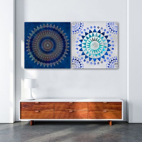 Obraz na płótnie – Canvas, Mandala, abstrakcja 80x80 na Arena.pl