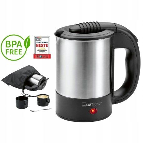 CZAJNIK ELEKTRYCZNY PODRÓŻNY 0,5L BPA FREE CLATRONIC WKR na Arena.pl