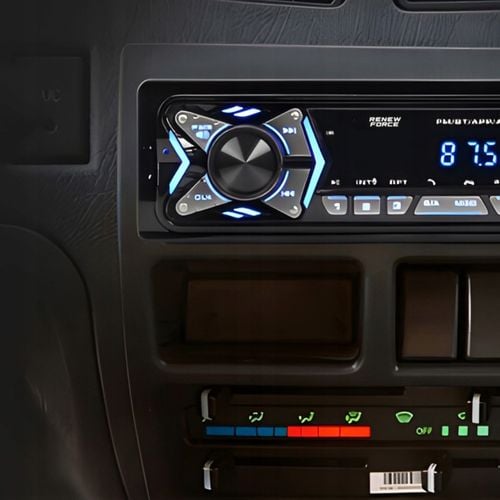 Radio Samochodowe Bluetooth 1-DIN USB AUX MP3 LCD Mikrofon Pilot na Arena.pl