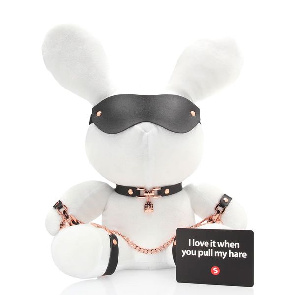 Rabbit Bondage - Velvet - Large - White zdjęcie 1