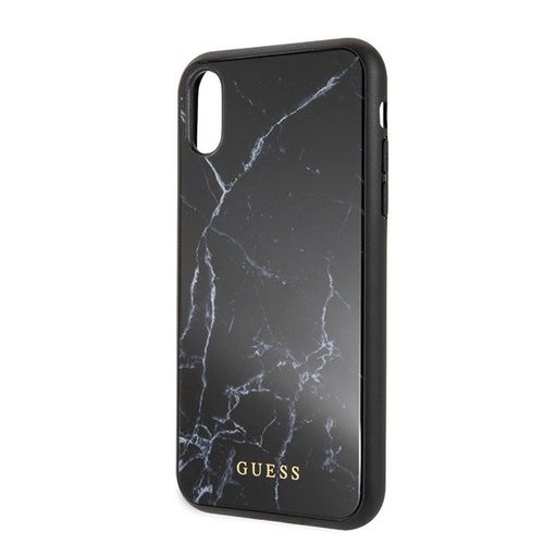 Etui Case GUESS MARBLE CASE IPHONE XR CZARNY na Arena.pl