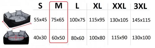 Legowisko Dla Psa Kojec Ecco 75X65 Cm Wodoodporne Czarne na Arena.pl