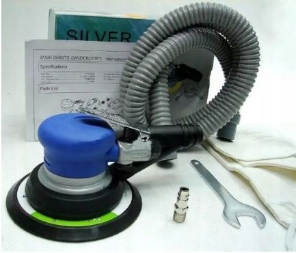 SZLIFIERKA OSCYLACYJNA PNEUMATYCZNA MIMOŚRODOWA 150mm Z WĘŻEM REGULACJA na Arena.pl