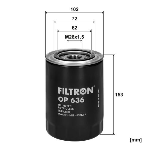 FILTR OLEJU DO DOOSAN D - Gabelstapler / Forklifts na Arena.pl
