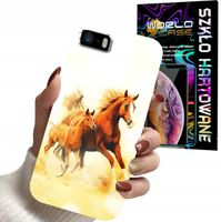ETUI CASE DO IPHONE SE 2020 - KONIE KOŃ OBUDOWA Z KONIEM + SZKŁO