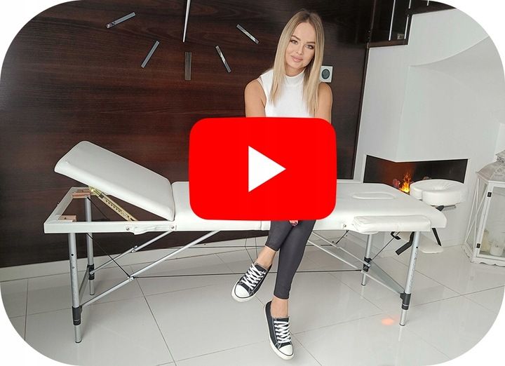Łóżko Stół Masażu Składany Przenośny Aluminiowy 3 Segmentowy Leżanka zdjęcie 8