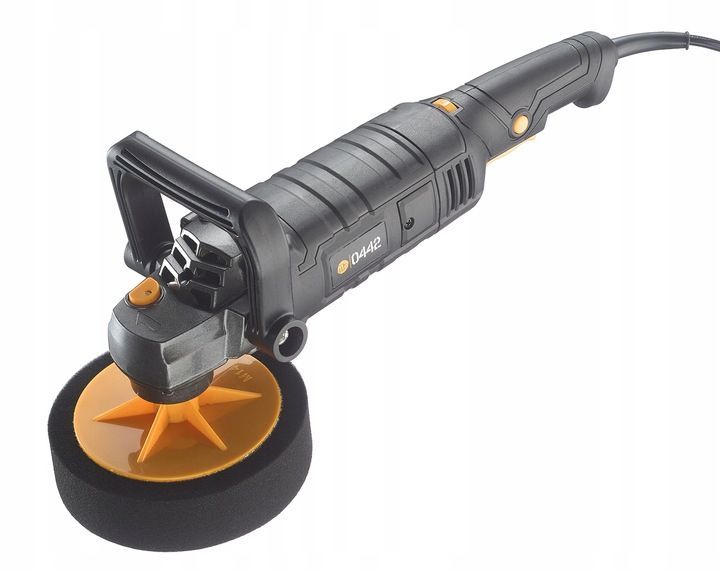 POLERKA SAMOCHODOWA SZLIFIERKA Z REGULACJĄ OBROTÓW + ZESTAW GĄBEK + FILC zdjęcie 11