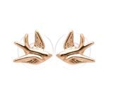 kolczyki jaskółki w locie (p15/kds/01au)