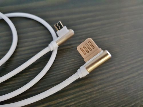 13679 kabel micro usb boczny nylon 100cm aluminium na Arena.pl